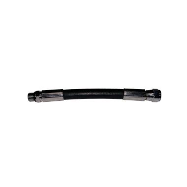 FRUSTA STANDARD/GOMMA NERA MANOMETRO 20 cm. 7/16"F - 7/16"M