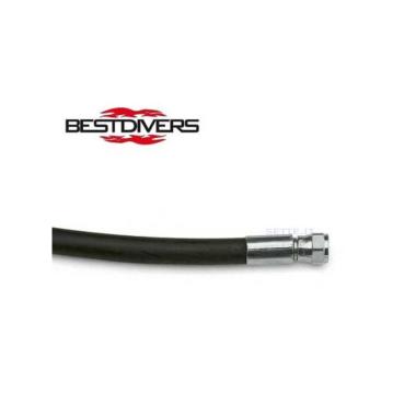 FRUSTA STANDARD/GOMMA NERA MANOMETRO 60 cm. 7/16"F - 7/16"M