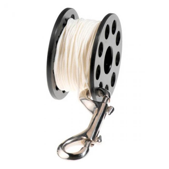 Spool 50 Complete ca 33 m w. 100 mm SS double ender