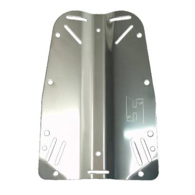 Stainless steel backplate and harness