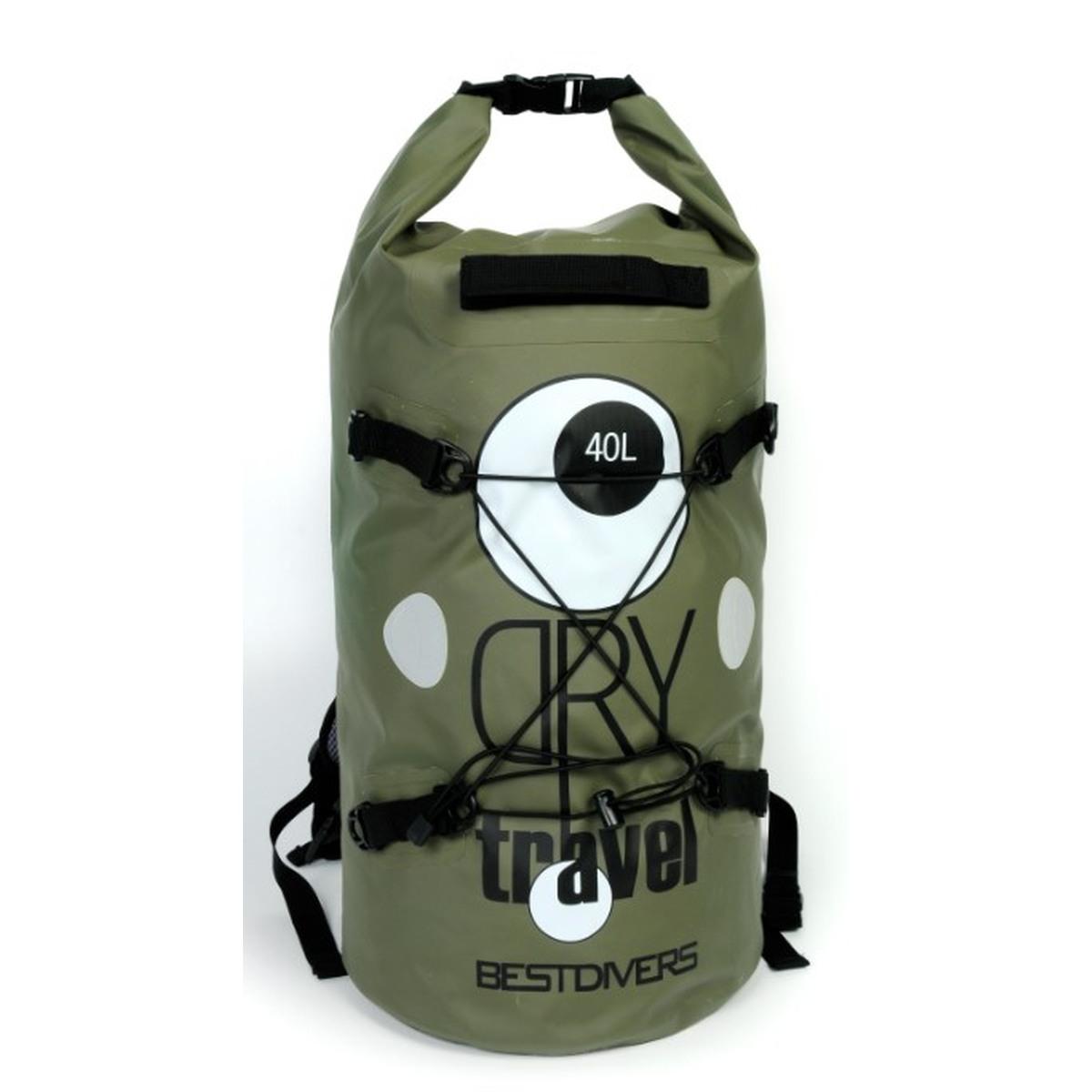 ZAINO STAGNO MILITARY con spallacci 40 L Ø 30X68 cm