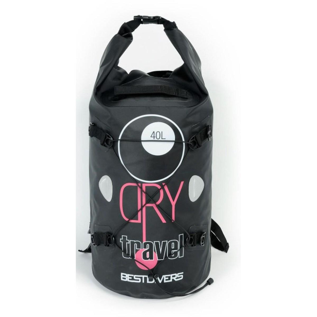 ZAINO STAGNO BLACK con spallacci 40 L Ø 30X68 cm