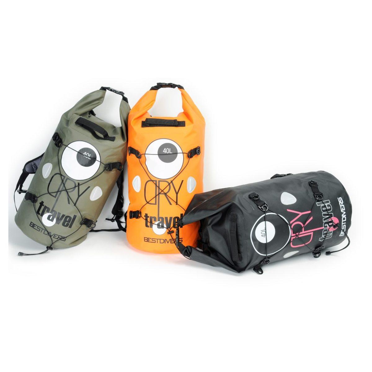 ZAINO STAGNO ORANGE con spallacci 40 L Ø 30X68 cm