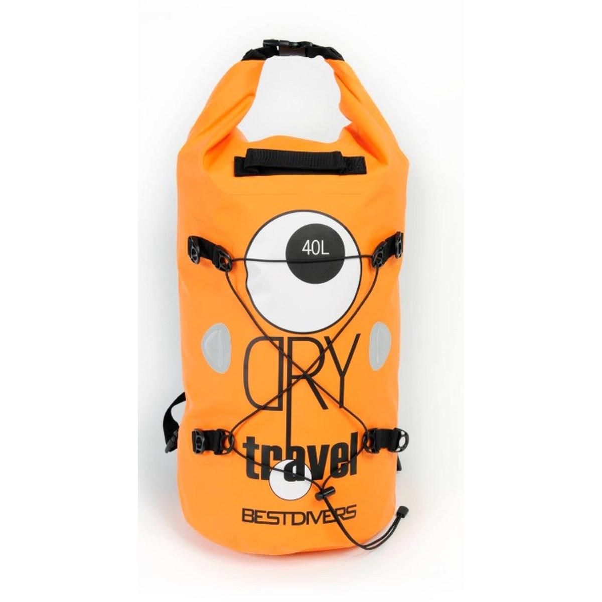 ZAINO STAGNO ORANGE con spallacci 40 L Ø 30X68 cm