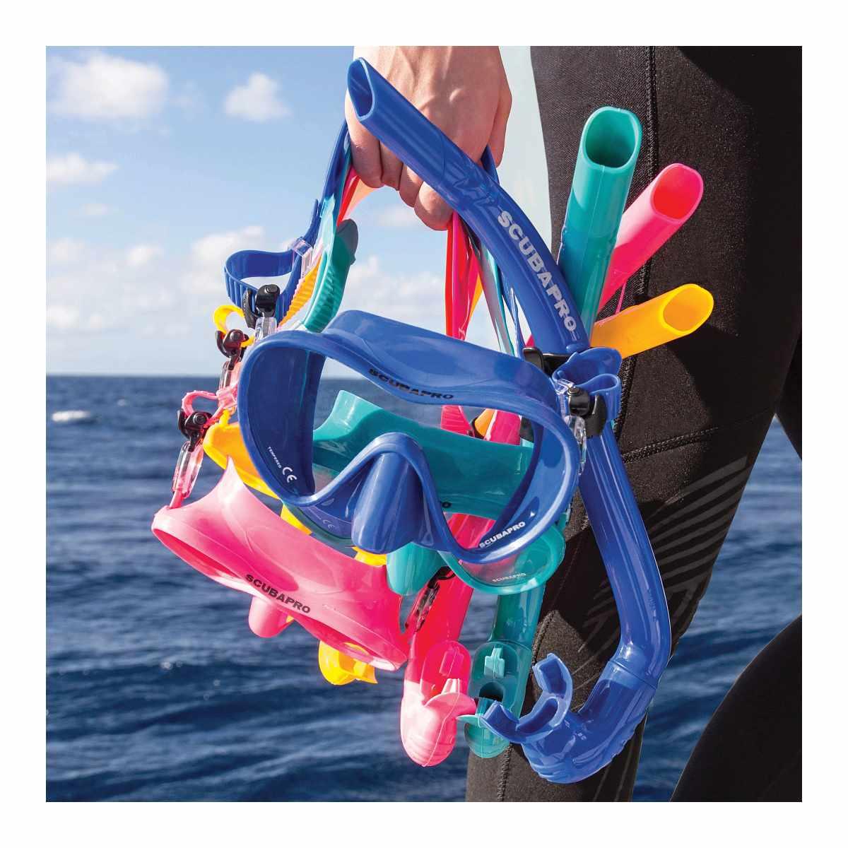 Apnea snorkel giallo