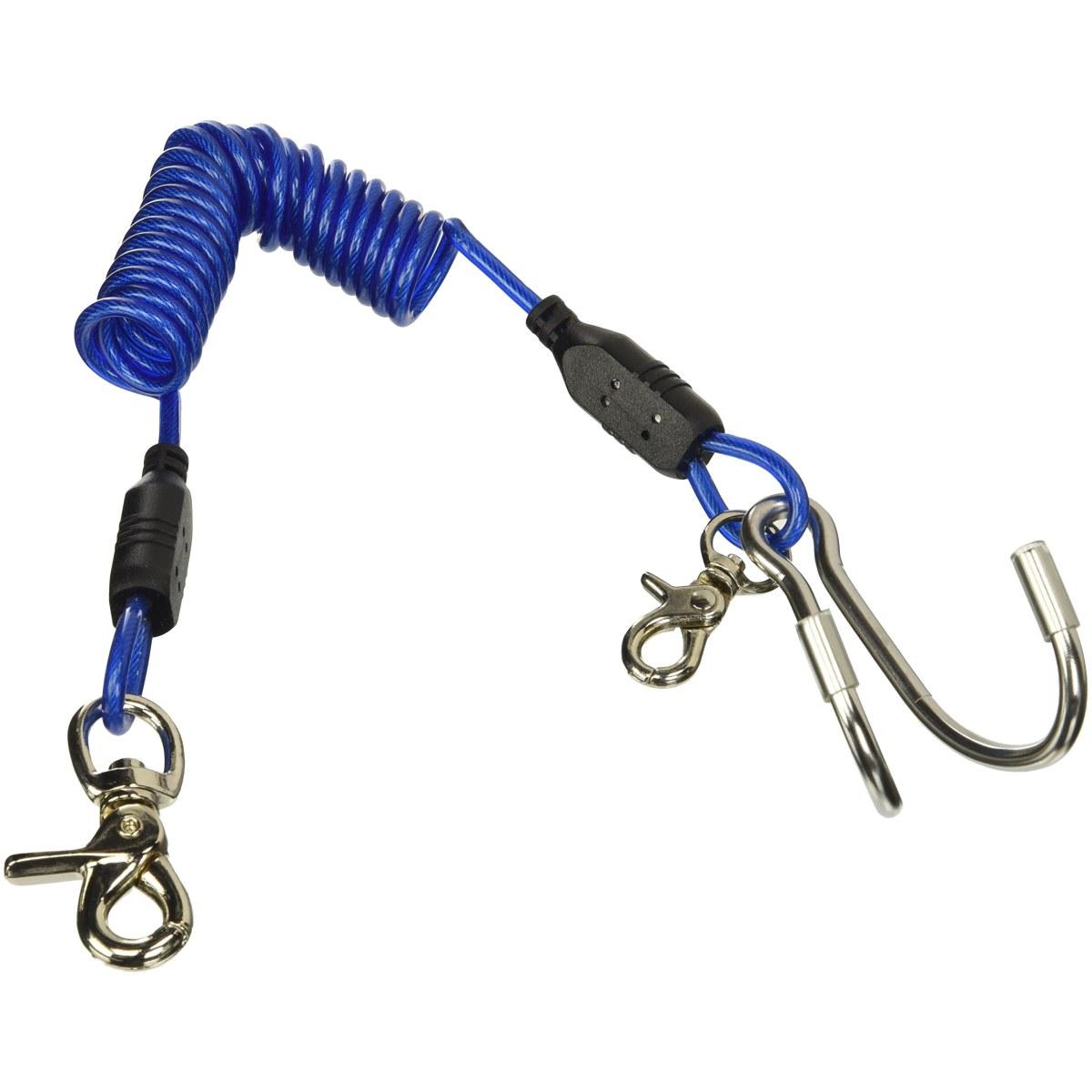 Clip con spirale inox-doppio uncino