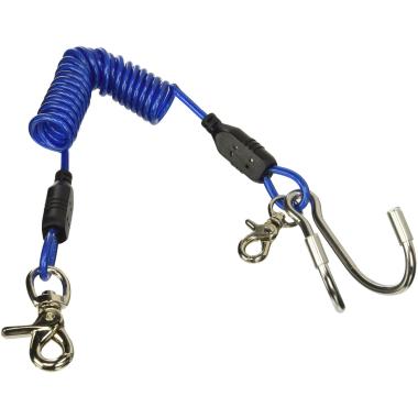 Clip con spirale inox-doppio uncino