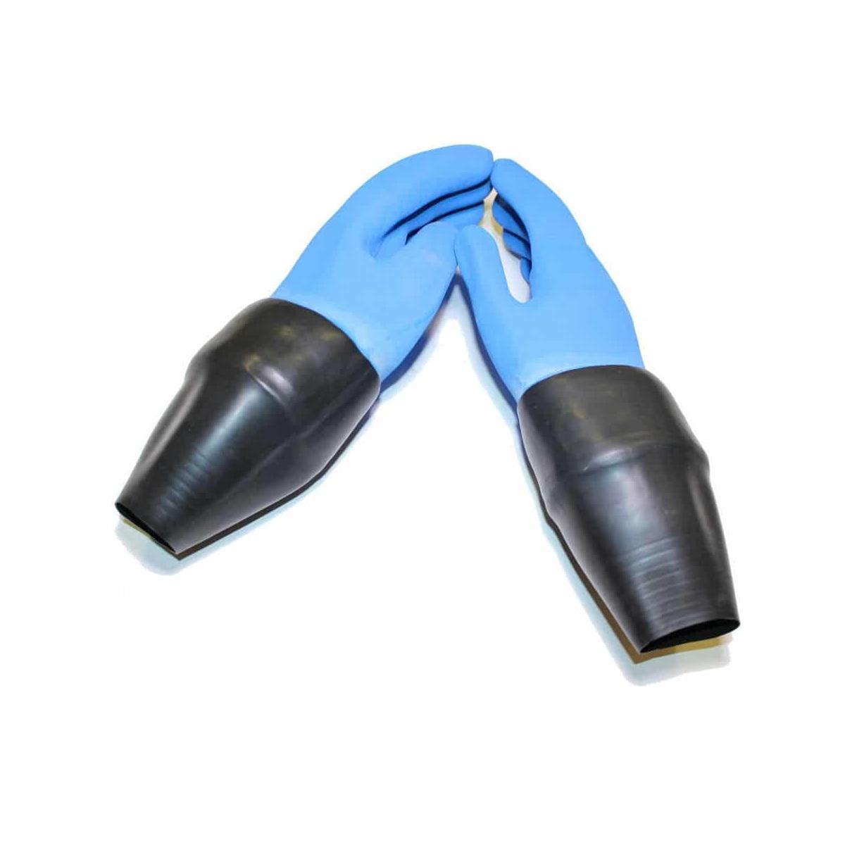 Essential blue dry gloves (pair)