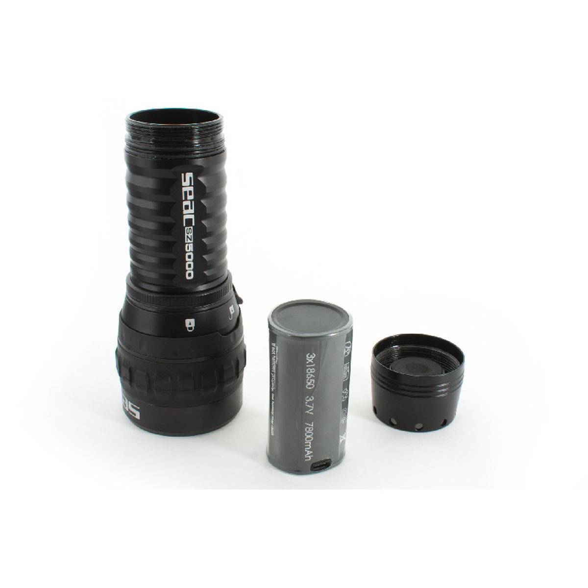 Torcia sz5000 ricaricabile nero