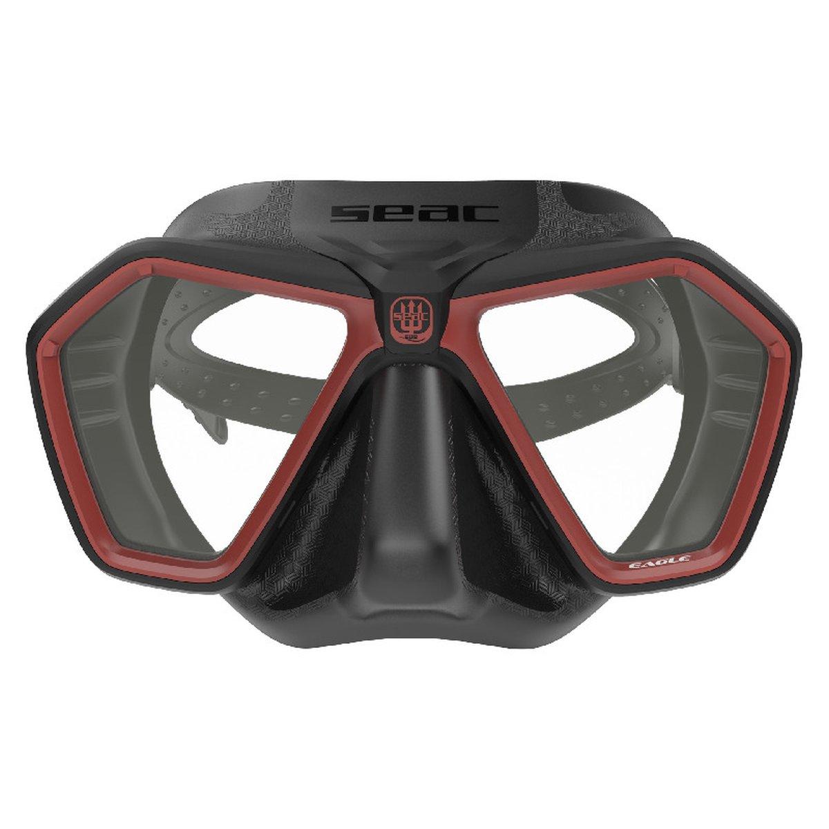 Maschera eagle s/bl rosso