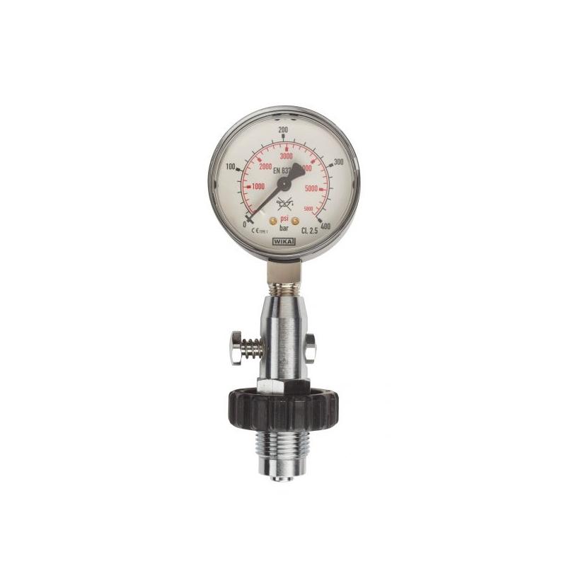 Cylinder pressure testing gauge, DIN, up to 300 bar