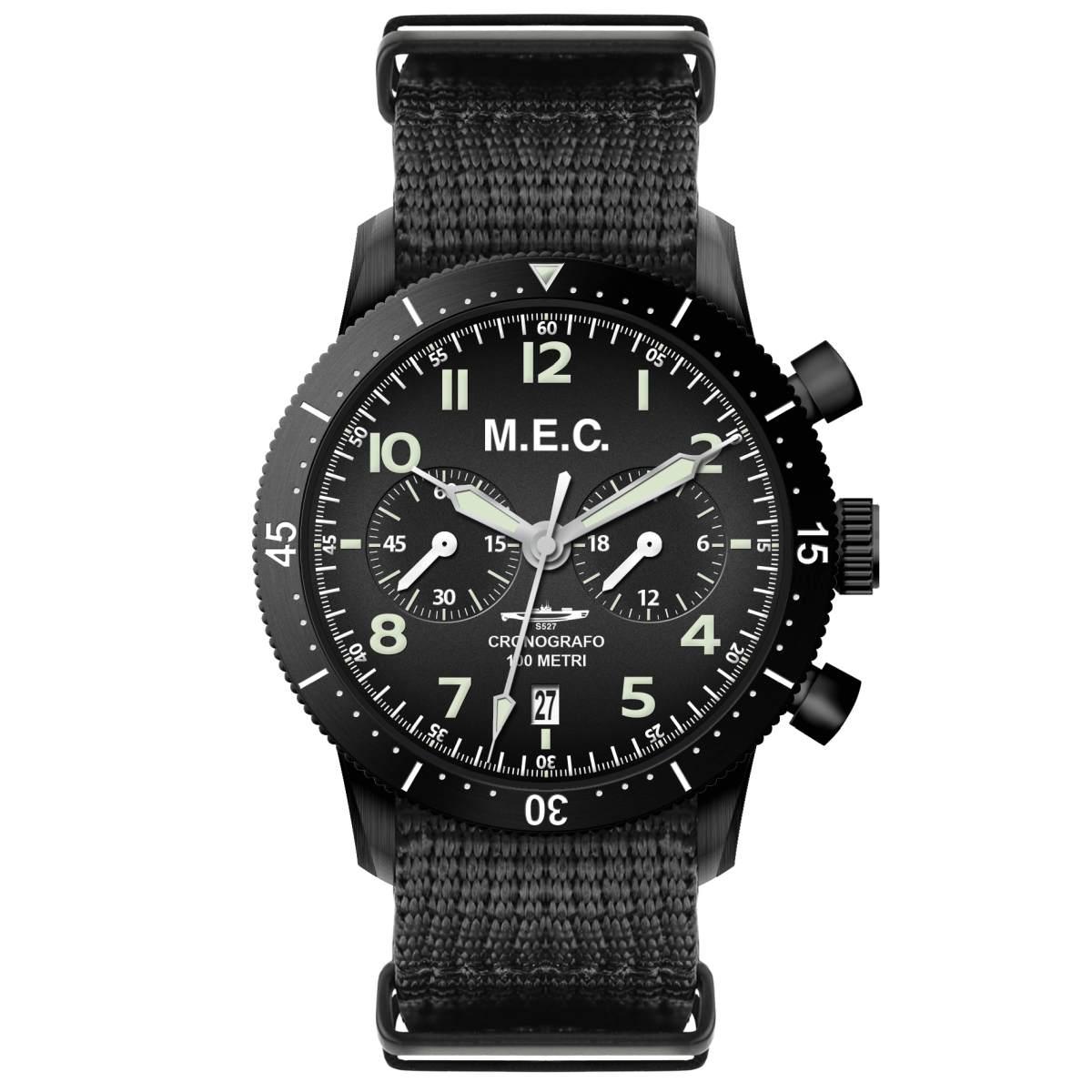 Orologio in metallo caimano pvd cronografo bk22c