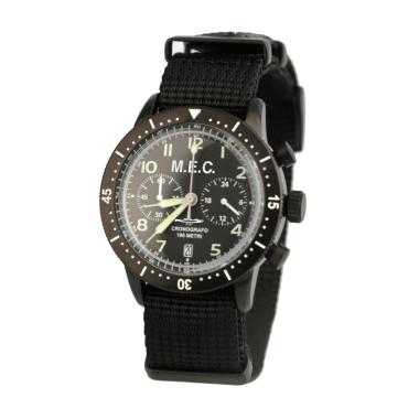 Orologio in metallo caimano pvd cronografo bk22c