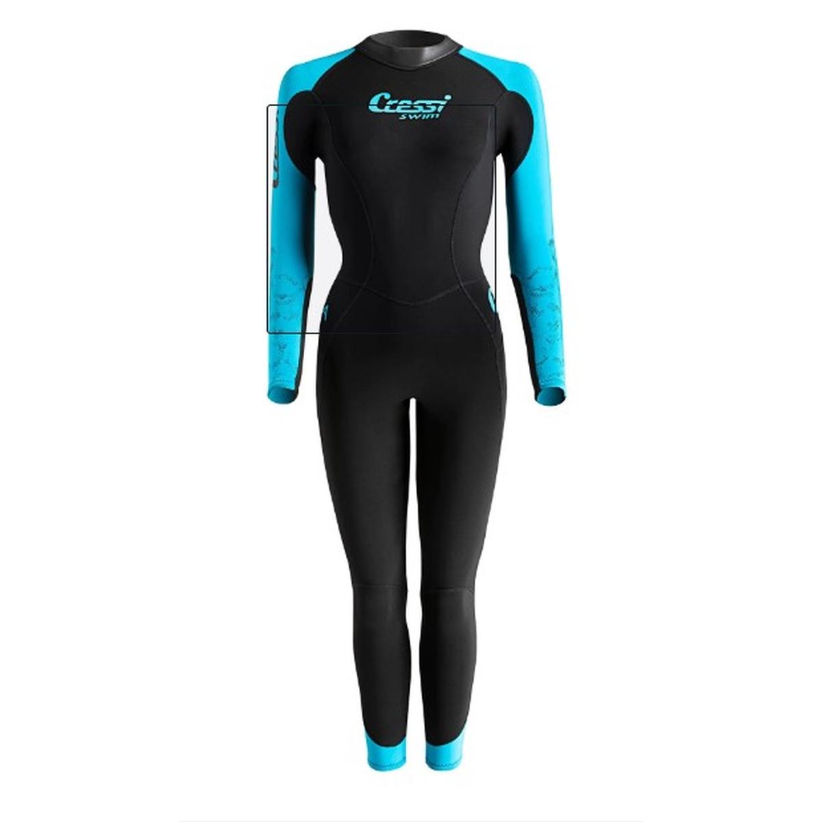 MUTA NUOTO KARUA MONOPEZZO UOMO/DONNA NERO/LIME 3/2mm