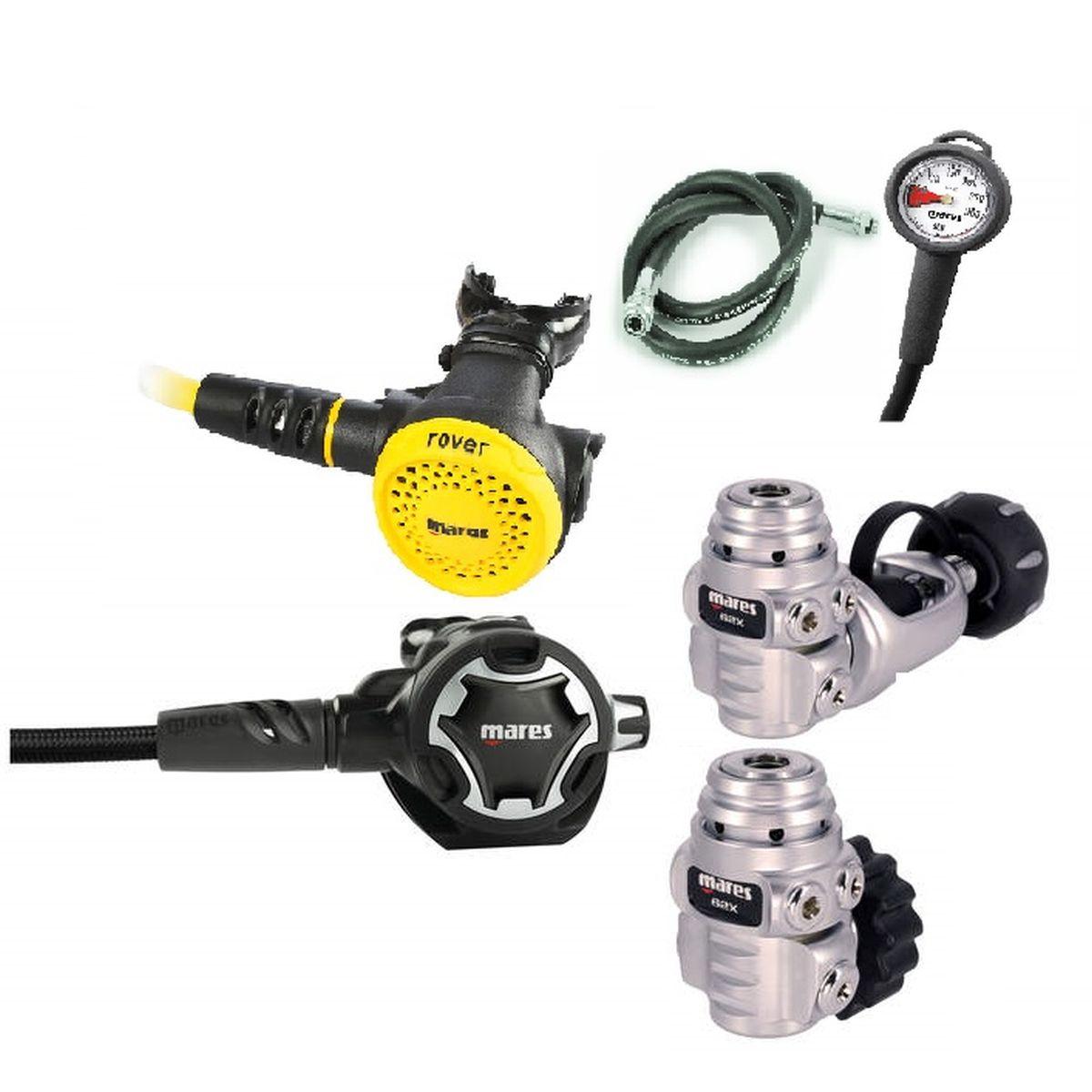 Set mares dual adj62 + rover + manometro + frusta gav