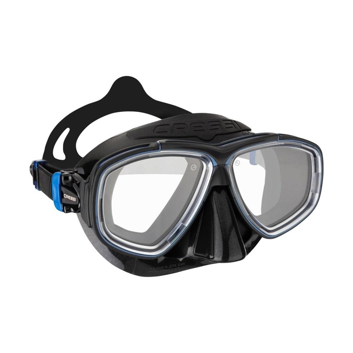 Maschera prisma nero/blu