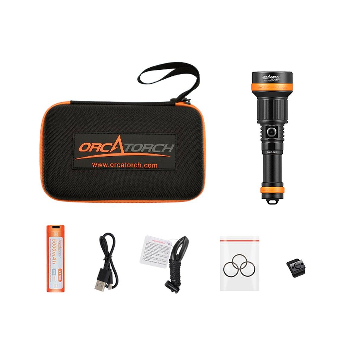 Lampada orcatorch zd710 mk2 zoom