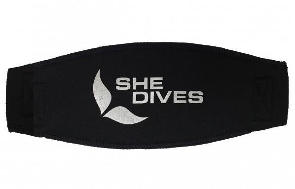Mask strap TRILASTIC she dives